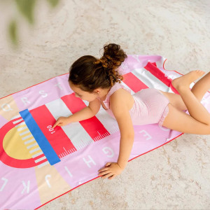 Serviette de plage en microfibre (140 x 70 cm) "Phare" Quut