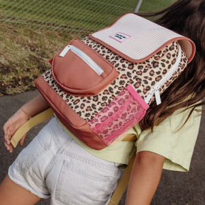 Sac à dos enfant A4 (38 cm) en PET Recyclé "Leopard 6"