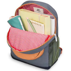 Sac à dos enfant A4 (38 cm) en PET Recyclé Mini "Marine" Hello Hossy