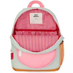 Sac à dos enfant A4 (38 cm) en PET Recyclé Mini "Water Green" Hello Hossy
