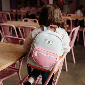 Sac à dos enfant A4 (38 cm) en PET Recyclé Mini "Water Green" Hello Hossy