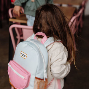 Sac à dos enfant A4 (38 cm) en PET Recyclé Mini "Water Green" Hello Hossy