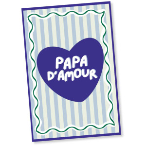 Carte Postale "Papa d'Amour"  Maison Mapa-chali