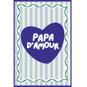 Carte Postale "Papa d'Amour"  Maison Mapa-chali
