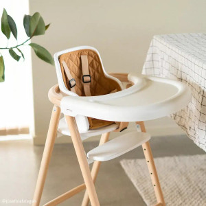Coussin en coton bio pour chaise haute TOBO "Camel" Charlie Crane