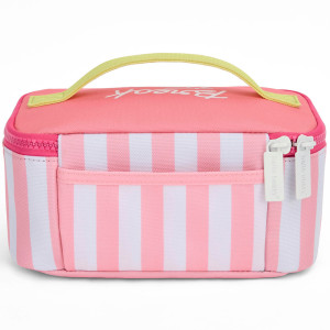 Sac Repas isotherme en PET recyclé "Pink Stripes" Hello Hossy