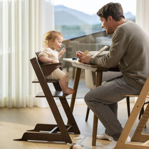 Baby Set² pour Tripp Trapp "Brun Chaud" (avec patins)