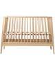 Lit bébé évolutif 60x120 Linea en bois de chêne massif