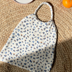 Bavoir à élastique en coton César "Graou" (6-36 mois) Minilane