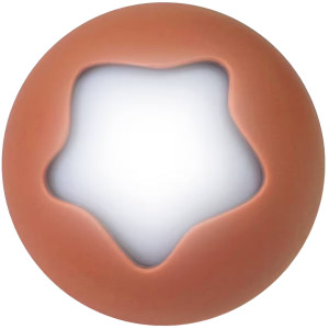Veilleuse nomade LED "Little Moon Beige" Pabobo