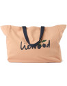 Totebag en coton bio "Berry Tuscany" (Grand)