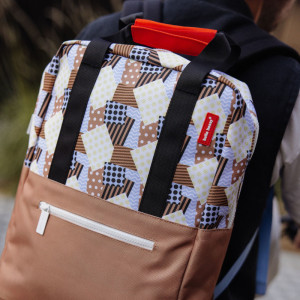 Sac à dos Adulte en PET Recyclé "Patchwork" Hello Hossy