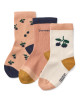 Chaussettes courtes enfant en coton Silas "Berry Tuscany"