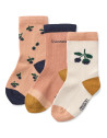 Chaussettes courtes enfant en coton Silas "Berry Tuscany" Liewood