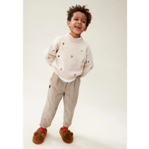 Chaussons enfant en peluche Aviaja "Ours"
