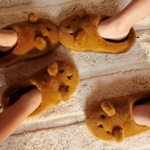 Chaussons enfant en peluche Aviaja "Ours"