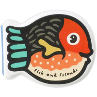 Livre de bain magique à colorier "Fish & Friends" (6 mois-5 ans) Wee Gallery