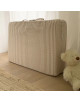 Matelas de voyage pliant pour bébé Coton Bio 60x120 cm "Rayé"