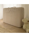 Matelas de voyage pliant pour bébé Coton Bio 60x120 cm "Rayé"