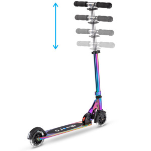 Trottinette pliable Micro Sprite avec roues LED "Neonchrome" (5 ans et +) Micro Mobilty