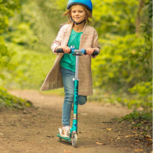 Trottinette pliable Micro Sprite avec roues LED "Bleu Pétrole" (5 ans et +) Micro Mobilty