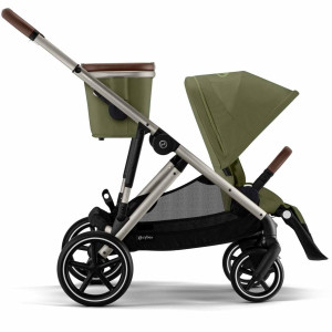 Poussette Gazelle S2 châssis taupe "Moss Green" Cybex