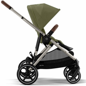 Poussette Gazelle S2 châssis taupe "Moss Green" Cybex