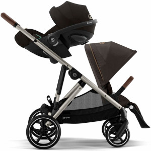  Poussette Gazelle S2 châssis taupe "Chocolate Brown" Cybex
