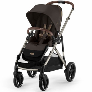  Poussette Gazelle S2 châssis taupe "Chocolate Brown" Cybex
