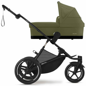 Poussette Avi Spin chassis noir "Moss Green"