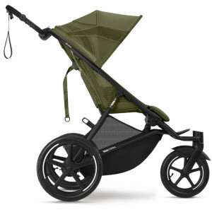 Poussette Avi Spin chassis noir "Moss Green"