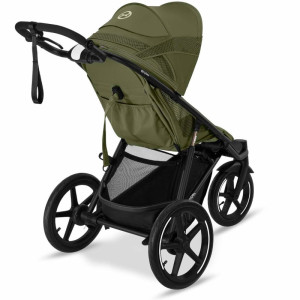 Poussette Avi Spin chassis noir "Moss Green"