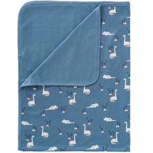 Couverture bébé Eté en coton bio "Dino" (100 x 80 cm) Fresk