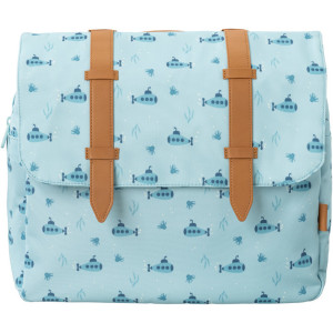 Cartable fille et garçon pour maternelle et CP (A4) "Submarine" Fresk
