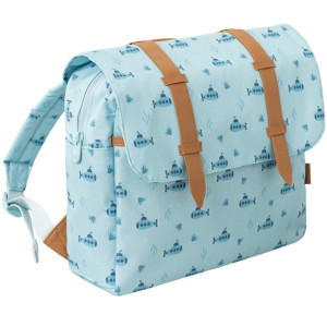 Cartable fille et garçon pour maternelle et CP (A4) "Submarine" Fresk