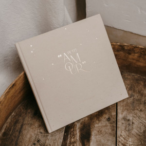 Livre de naissance Petit Amour "Beige" Zakuw