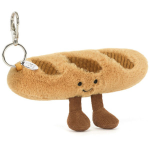 Porte-Clé en peluche Amuseables "Baguette" (15 cm) Jellycat