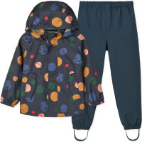 Ensemble (Veste + Pantalon) imperméable en PET recyclé Pedia "Universe Navy' Liewood