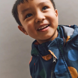 Ensemble (Veste + Pantalon) imperméable en PET recyclé Pedia "Universe Navy' Liewood