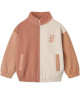 Sweat enfant zippé en coton bio Cassius 'Tuscany Rose Mix'
