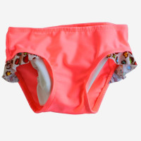 Maillot de bain couche lavable enfilable "Macarena Leopard"