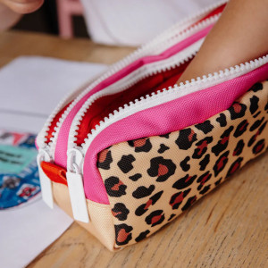 Trousse scolaire "Léopard" Hello Hossy