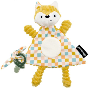 Doudou plat en velours "Cyranos le Renard"