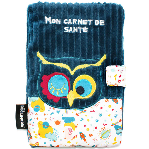Protège carnet de santé "Astros le Hibou"