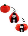 Peluche Flipetz réversible "Comet la Coccinelle & Tomate" Déglingos