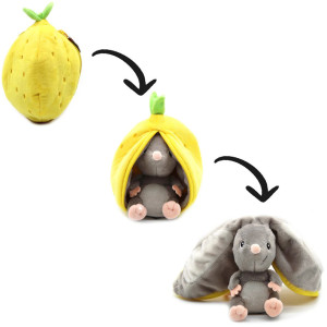 Peluche réversible Flipetz "Rocket la Souris & Citron" Déglingos
