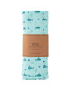 1 maxi-lange en gaze de coton bio "Sous-Marin" (120x120)