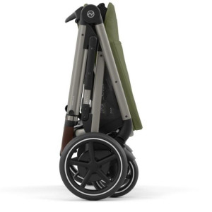  Poussette eGazelle S châssis taupe "Moss Green" Cybex