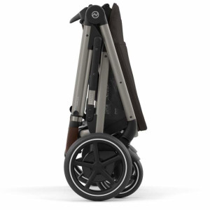  Poussette eGazelle S châssis taupe "Chocolate Brown" Cybex