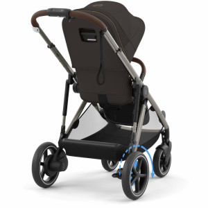  Poussette eGazelle S châssis taupe "Chocolate Brown" Cybex